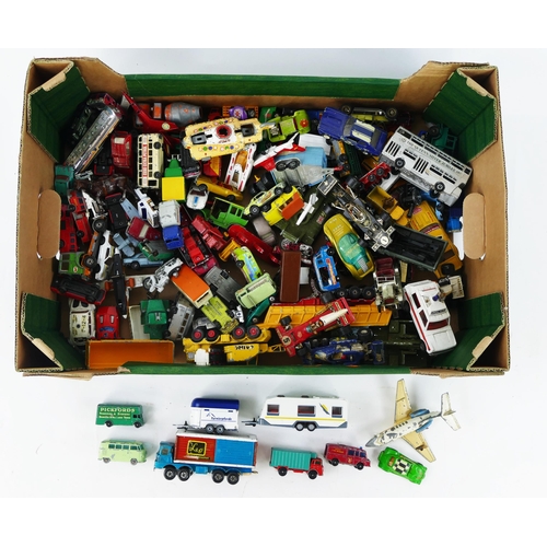 1260 - Collection of Playworn Diecast including Matchbox, Corgi, Dinky, Majorette, etc.