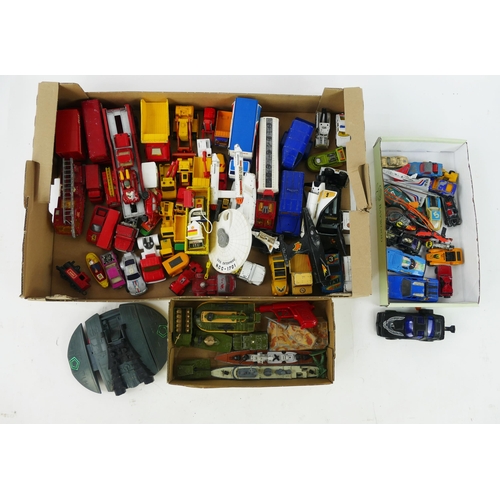 1261 - Collection of Vintage Playworn Diecast Toy Cars including Dinky, Corgi, Matchbox, etc.