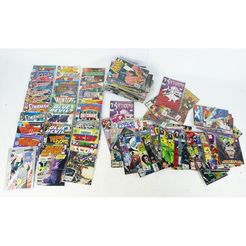 1268 - Collection of DC and Marvel Comics, mostly 1980's/90's, all in sleeves