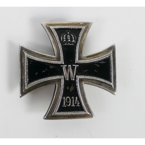 1348 - A World War One Iron Cross 1st Class, stamped KO to the reverse.