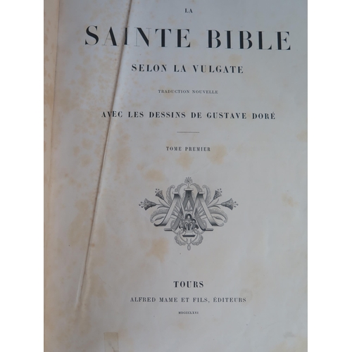 1408 - Doré (Gustave).- La Sainte Bible, 2 vol., half-titles, frontispieces, plates and illustrations by Gu... 