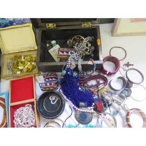 168 - A Large Selection of Ethnic Jewellery, etc.