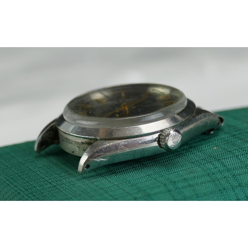 262 - A ROLEX Oyster Gent's Steel Cased Automatic Wristwatch, ref: 1002, case no. 1186518, caliber 1560, m... 