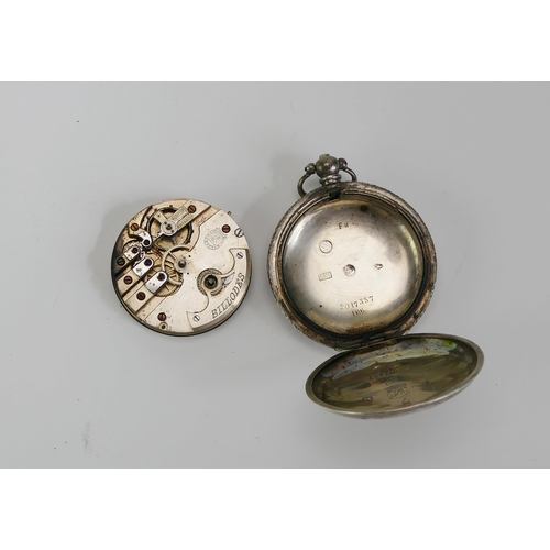 89 - K. Serkisoff & Co. of Constantinople .800 Silver Cased Pocket Watch (BILLODES movement), JN Morgan o... 