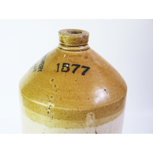 1550 - A Heavitree Brewery stoneware flagon, 41cm high.