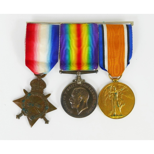 1632 - A World War One trio to 2890. Pte. E.S.Westcott. 8-London.R. includes 1914-15 Star, War and Victory ... 