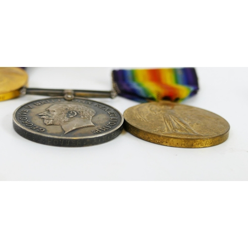 1636 - A pair of World War pair 204899. C. Bland. R.A. War and Victory Medals, another pair to 75760. Pte. ... 