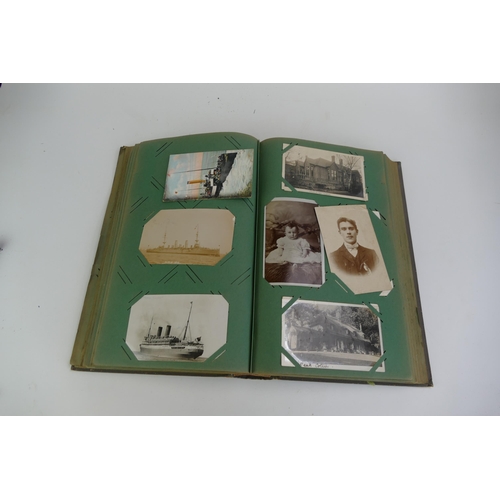 1679A - An album of Edwardian and later postcards, subjects include topographical, Royalty, patriotic, humou... 