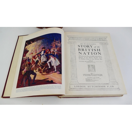 1689 - HUTCHINSON (Walter MA, FRGS, FRAI) ed., Hutchinson’s Story of the British Nation, 4 Vols., London, H... 