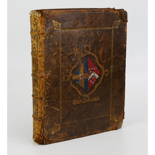 1693 - BASKETT (John), Book of Common Prayer, London 1724, calf crested front board.
Inscription on inside ... 