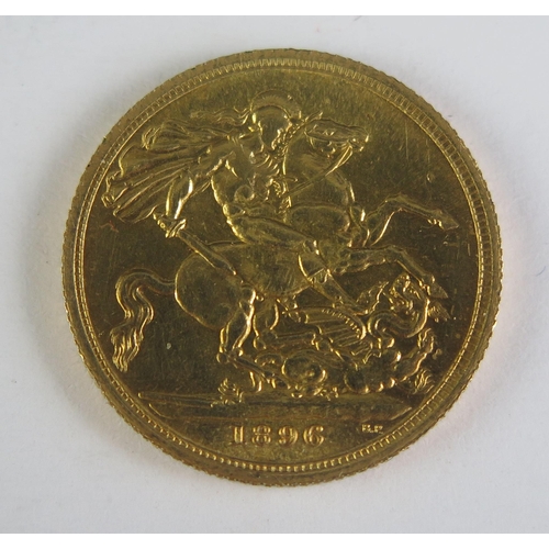 108 - A Pseudo Sovereign _ George V 1896, 22ct, 7.85g