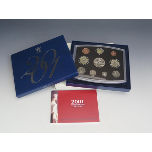 133 - A Royal Mint 2001 Proof Coin Set in original box