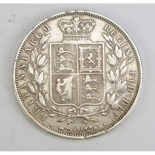 240 - A Victoria 1883 Silver Half Crown