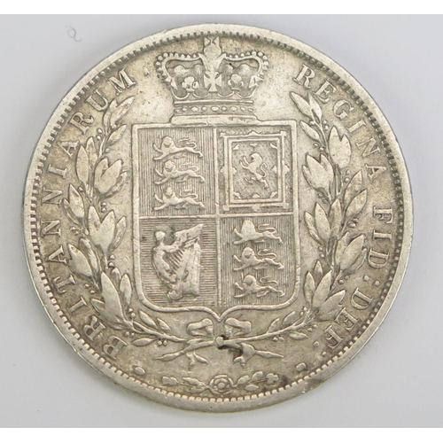 242 - A Victoria 1886 Silver Half Crown