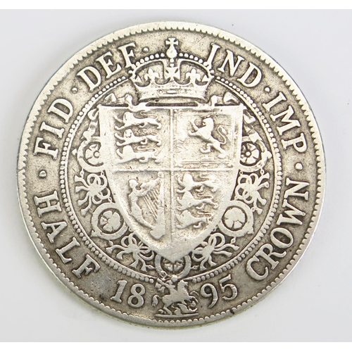 243 - A Victoria 1895 Silver Half Crown