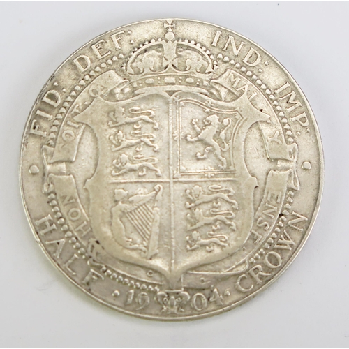 244 - An Edward VII 1904 Silver Half Crown