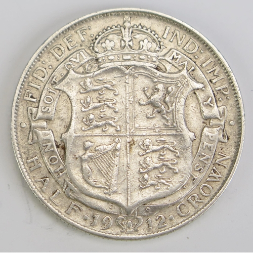 247 - A George V 1912 Silver Half Crown