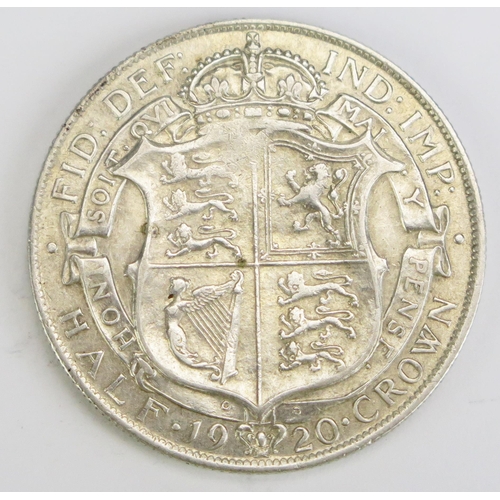 249 - A George V 1920 Silver Half Crown