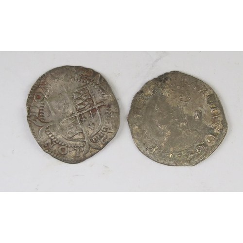 25 - Silver Penny of Charles I and Elizabeth I