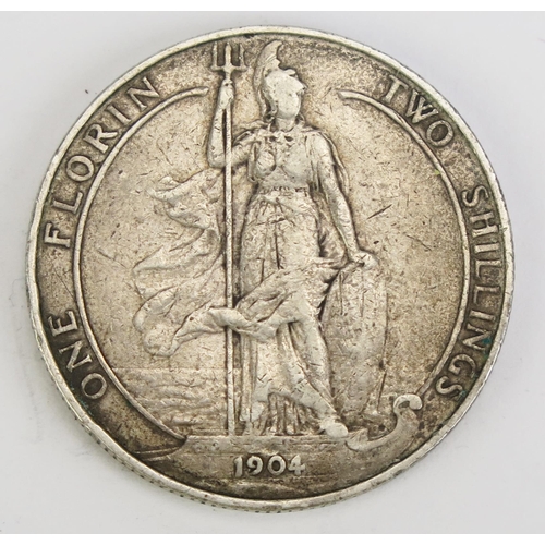 250 - An Edward VII 1904 Silver Florin