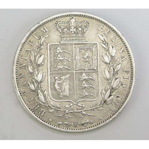 253 - A Victoria 1885 Silver Half Crown