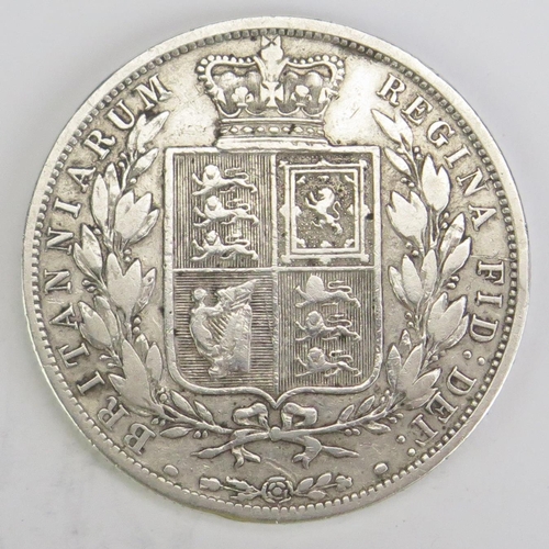 254 - A Victoria 1886 Silver Half Crown