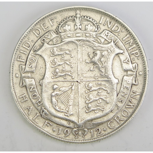 257 - A George V 1912 Silver Half Crown