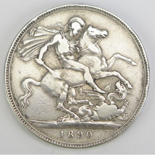 259A - A Victoria Silver Crown 1890