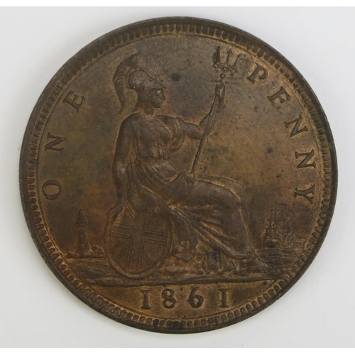 261 - A Victoria 1861 Bronze Penny