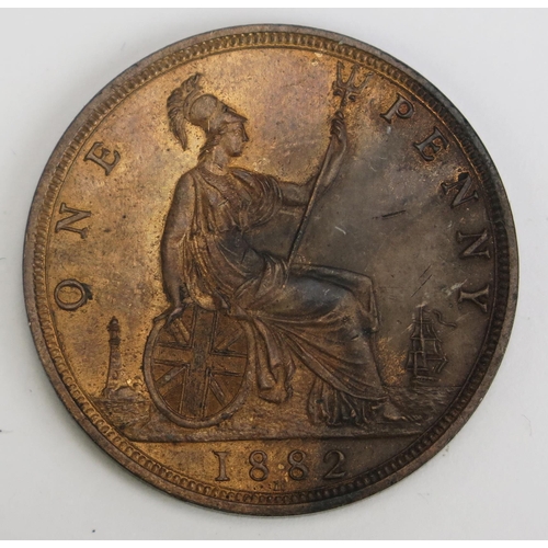 266 - A Victoria 1882 Bronze Penny