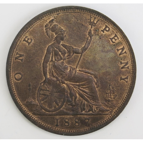 271 - A Victoria 1887 Bronze Penny