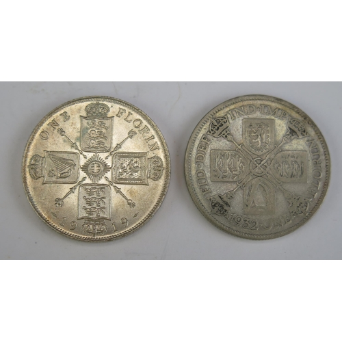 47 - High grade 1919 Florin with 1932