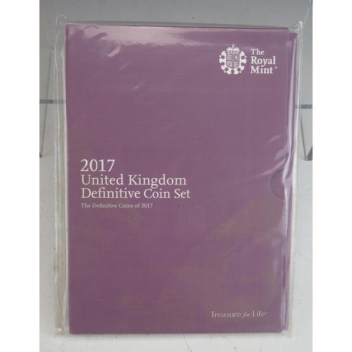 82 - A Royal Mint 2017 United Kingdom Definitive Coin Set