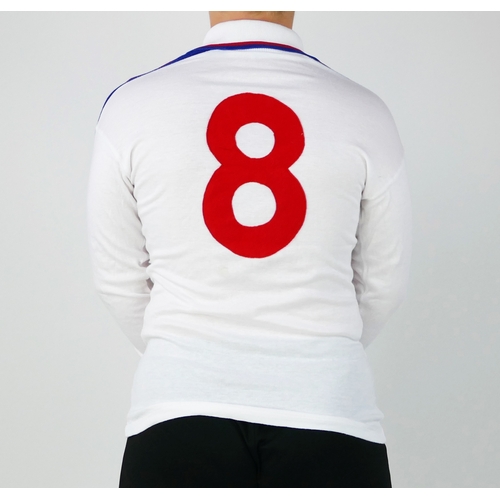 106 - A 1977 Admiral England jersey, bears the No 8 to the back, possibly Trevor's first jersey as an Engl... 