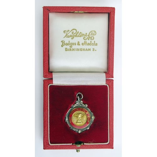 33 - A Football League (Coca-Cola) Cup, Finalists Medal 1992-93 in silver and enamel. Inscribed to the re... 