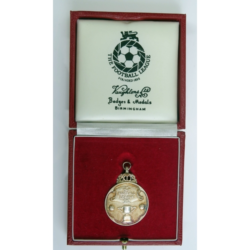 38 - A Football League Cup Finalist Medal 2000-2001 in silver contained in its original case of issue, th... 