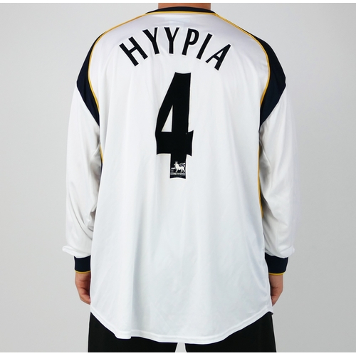 49A - A Liverpool 2001-02 season shirt, bears No 4 Hyypia to the back.
*SOLD WITH A LETTER OF CONFIRMATION... 