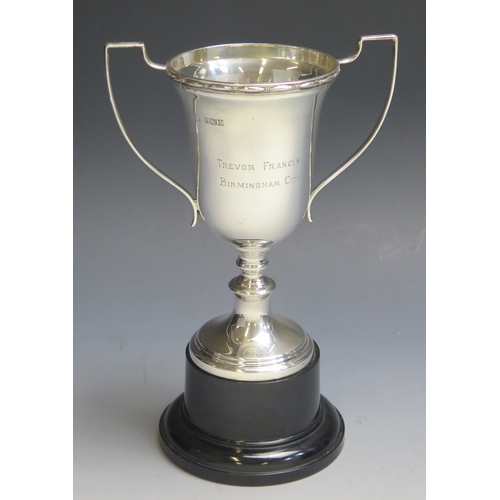 5 - A silver twin-handled presentation cup, inscribed “Managers’ Player of The Year Award” for The Best ... 