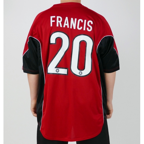 71 - *WITHDRAWN* A Tamworth Football Club shirt bears the No. 20 for Francis, believed to be for Trevor’s... 