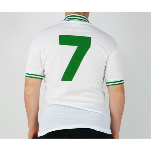 78 - A Saudi Arabian 1978-80 home shirt by Admiral, No. 7 to the back together with an away shirt with No... 