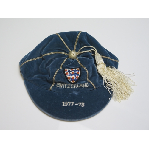 97 - An England International Cap, awarded to Trevor Francis Switzerland 1977-78. The match held on the 7... 