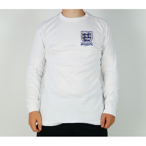 98 - An England Intermediate team shirt circa 1970-72, bears No. 7 to the back. Trevor Francis was playin... 