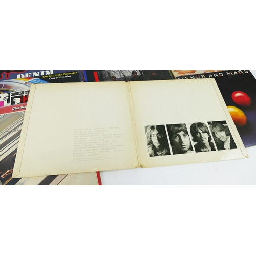 2089 - A Selection of LP Records including The Beatles White Album top opening cover, early pressing, John ... 