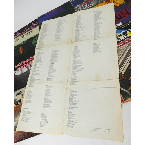 2089 - A Selection of LP Records including The Beatles White Album top opening cover, early pressing, John ... 