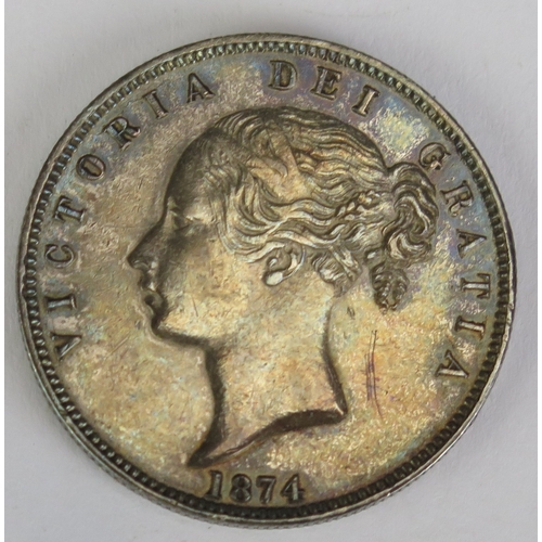 499 - A Victoria half crown, 1874