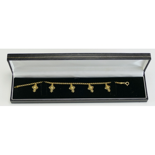 50 - An Italian 14KT Gold Bracelet, 19cm (7.5