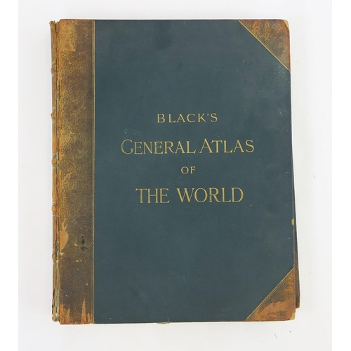 1800 - Blacks General Atlas of the World, published Adam and Charles Black, London 1897, containing 81 colo... 