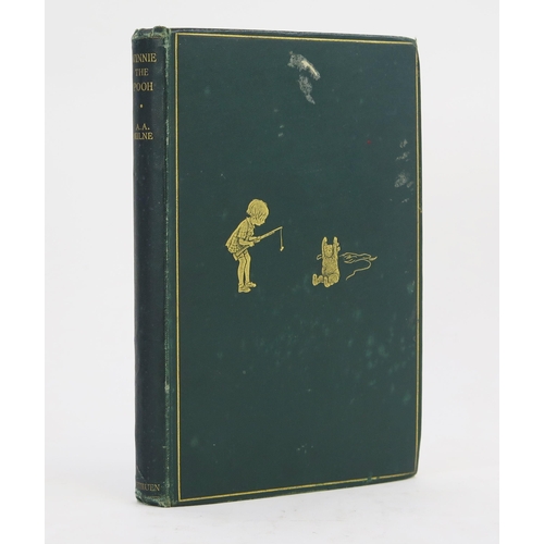 1800A - MILNE (Alan Alexander), Winnie the Pooh, 12mo., green calf with gilt pictorial decoration, illustrat... 