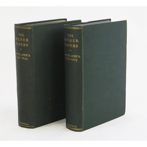 1801B - HEADLAM (Cecil) The Milner Papers 2 vols: South Africa 1897-1899 and South Africa 1899-1905. cloth. ... 