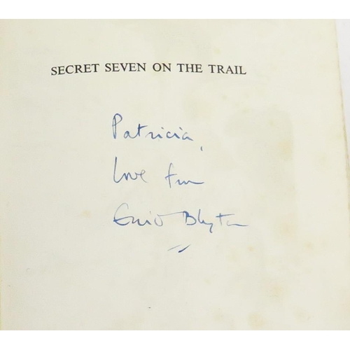 1802C - BLYTON (Enid) Secret Seven On The Trail, signed 1st edn, 1952.